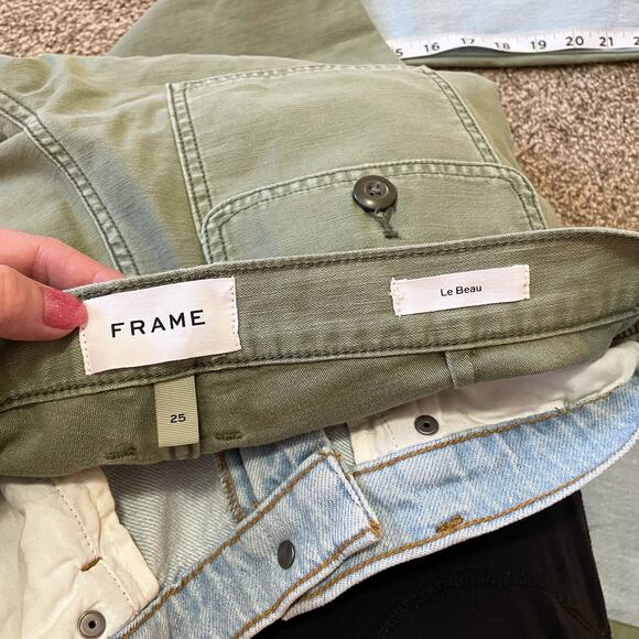 Frame Le Beau Mixed Boyfriend Canterbury Jeans Size 25 - Picture 4 of 9